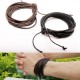 ROCK LOVE BRACCIALE PUNK DONNA REGALO UOMO SPORTIVO CORDA PELLE REGOLABILE cd