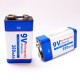 1 BATTERIA RICARICABILE 9V 380MAH VIDEOGIOCHI 9 VOLT NIMH TELECAMERE PILA GIOCHI