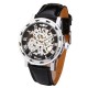 SENZA BATTERIA AUTOMATICO OROLOGIO POLSO SKELETON UOMO MECCANICO CLASSICO