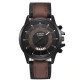 OROLOGIO CASUAL SPORTIVO QUARZO CINTURINO FASCIA PELLE ACCIAIO 4 COLORI