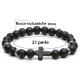 BRACCIALE STILE LAVA UOMO DONNA CROCE PIETRE PERLE PIETRA CROCE LAVICA ROCCE
