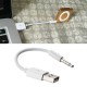 CAVO USB MASCHIO JACK 3,5 MM CAVETTO PC IPOD SHUFFLE 15 CM DATI MUSICA