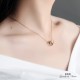 COLLANA TRE ANELLI ORO ROSA ARGENTO925 COLORI ACCIAIO REGOLABILI RIMOVIBILI