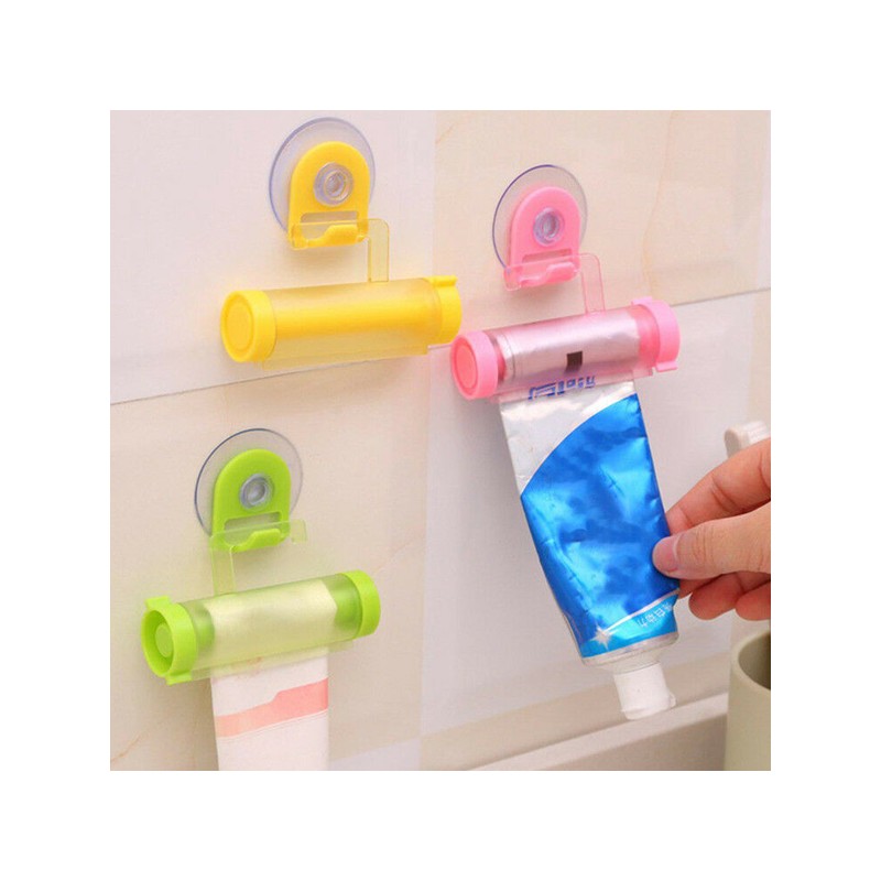 Acquista Utile supporto per il bagno con dispenser facile per spremi tubetto  in plastica per dentifricio