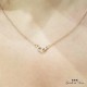 GIROCOLLO CATENINA COLLANA DONNA PENDENTE CIONDOLO CUORE BRILLANTINI ORO ARGENTO
