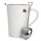 INFUSORE TE TISANE FILTRO FOGLIE MISCELE CUORE PALLINA INFUSO SFERE