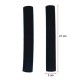 COPRIMANIGLIE 2 PEZZI NERO RIVESTIMENTO MANUBRIO PASSEGGINO UNIVERSALE