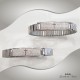 BRACCIALE ELASTICO ITALIANO UOMO DONNA PADRE NOSTRO AVE MARIA ACCIAIO INOX