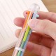 PENNA COLORATA MULTICOLORE INCHIOSTRI GADGET GIOCHI FESTE UFFICIO MOLLA