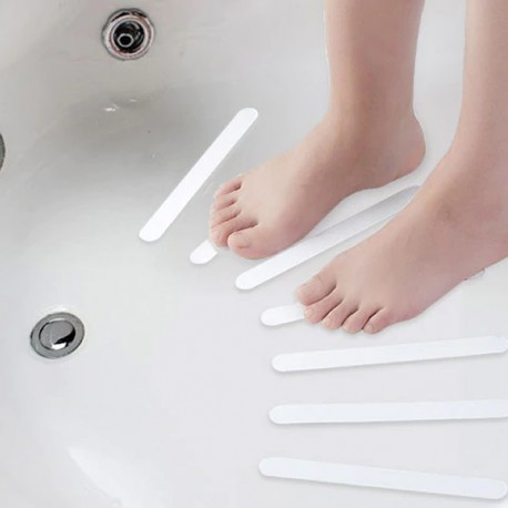 ADESIVI ANTISCIVOLO DOCCIA SCALE TRASPARENTI VASCA BAGNO AUTOADESIVI INTERNO