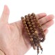 Mala Tibetano legno COLLANA ROSARIO TRANDY ALLA MODA UOMO COLLANINA PALLINE