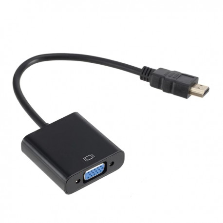 CAVO ADATTATORE DA HDMI MASCHIO A VGA FEMMINA CONVERTITORE HD PER TV MONITOR PC