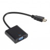CAVO ADATTATORE DA HDMI MASCHIO A VGA FEMMINA CONVERTITORE HD PER TV MONITOR PC