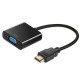 CAVO ADATTATORE DA HDMI MASCHIO A VGA FEMMINA CONVERTITORE HD PER TV MONITOR PC