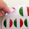 adesivo Bandiera Italia EFFETTO 3D auto moto scooter emblema varie Misure
