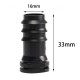 10pz TAPPO TERMINALE 16mm TAPPI TUBI IRRIGAZIONE POLIETILENE RACCORDO