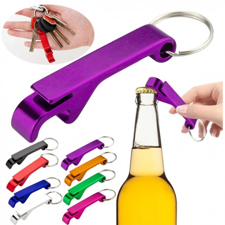 PORTACHIAVI APRI BOTTIGLIE APRIBOTTIGLIA PORTA CHIAVE BIBITE BIRRA LATTINA TASCA