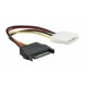 Cavo interno adattatore alimentazione SATA 15pin maschio Molex femmina