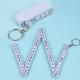 Metro tascabile pieghevole porta chiavi pubblicitario vintage gadget