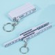Metro tascabile pieghevole porta chiavi pubblicitario vintage gadget