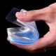 2x (coppia) TALLONIERA TALLONE IN GEL DI SILICONE PLANTARE SOLETTA SALVA TACCO