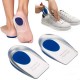 2x (coppia) TALLONIERA TALLONE IN GEL DI SILICONE PLANTARE SOLETTA SALVA TACCO